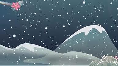 视频模板大雪视频模板视频的预览图